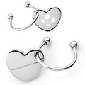 Horseshoe Key Holder w/ Molded Heart Hang Tags